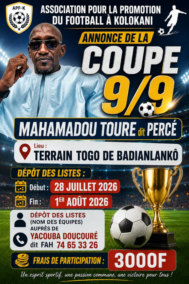Lancement de la coupe Mohamed Touré