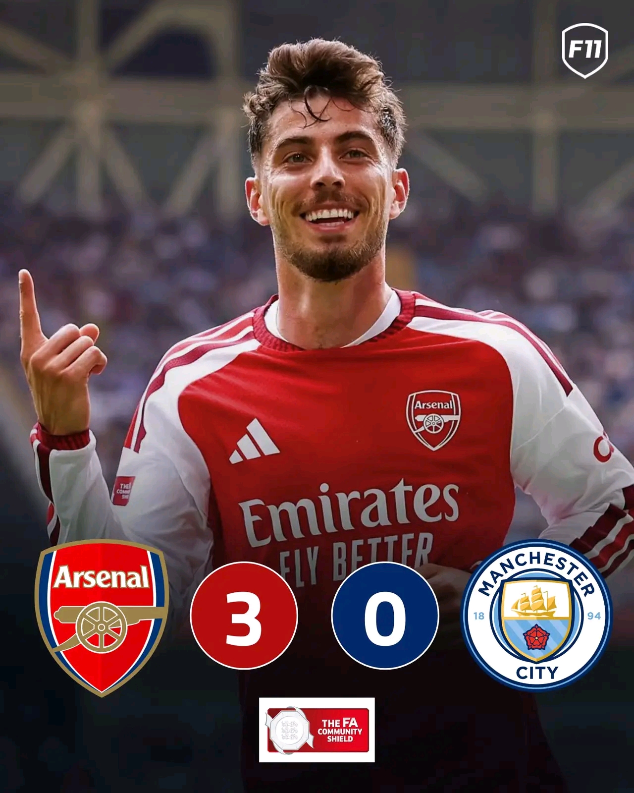 Arsenal vainqueur de la community shield